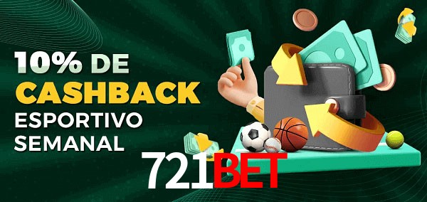 10% de bônus de cashback na 721BET